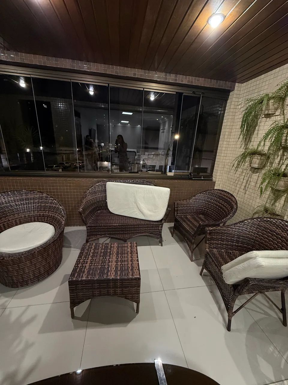 CONJUNTO EM VIME PARA VARANDA