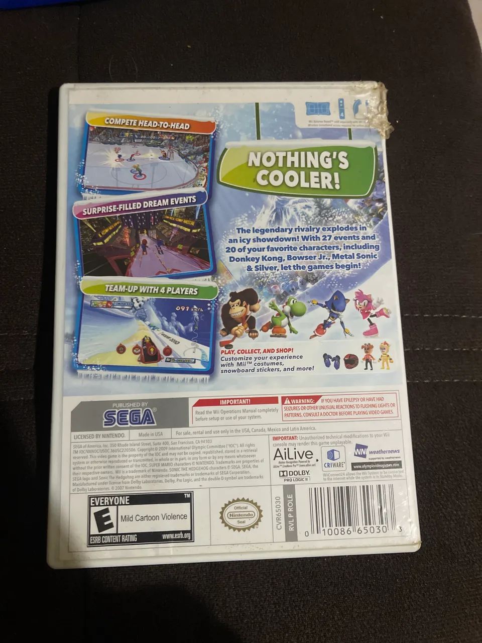 Mario e sonic Olympic  Nintendo Wii - Foto 3
