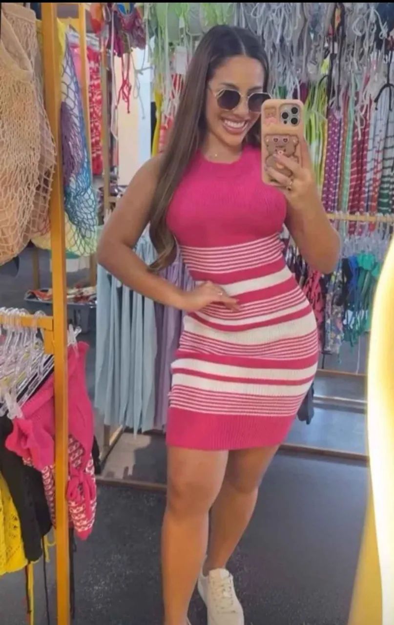 Vestido tricô 