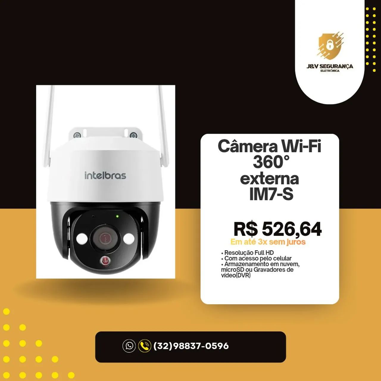 Câmera IP Wi-Fi 