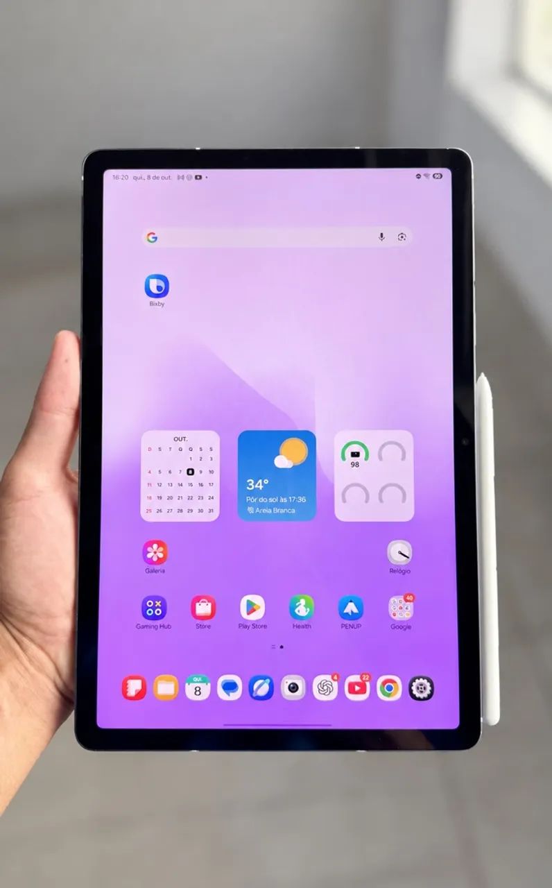 Samsung Galaxy Tab S10 FE Wi-Fi 128GB/8GB + S Pen e Capa - Foto 3