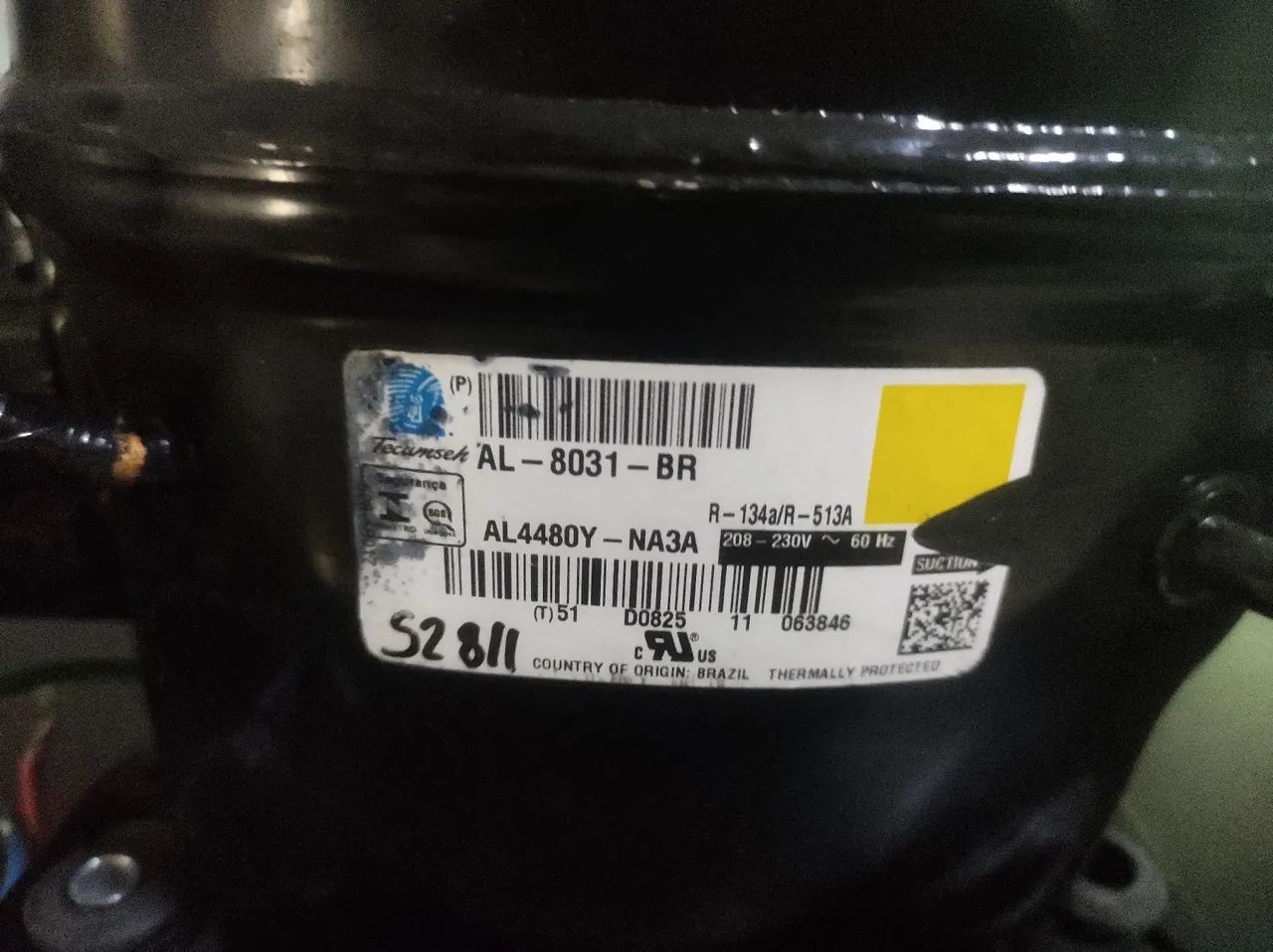 Compressor 3/4 tecumseh. 134 A 220v - Foto 2