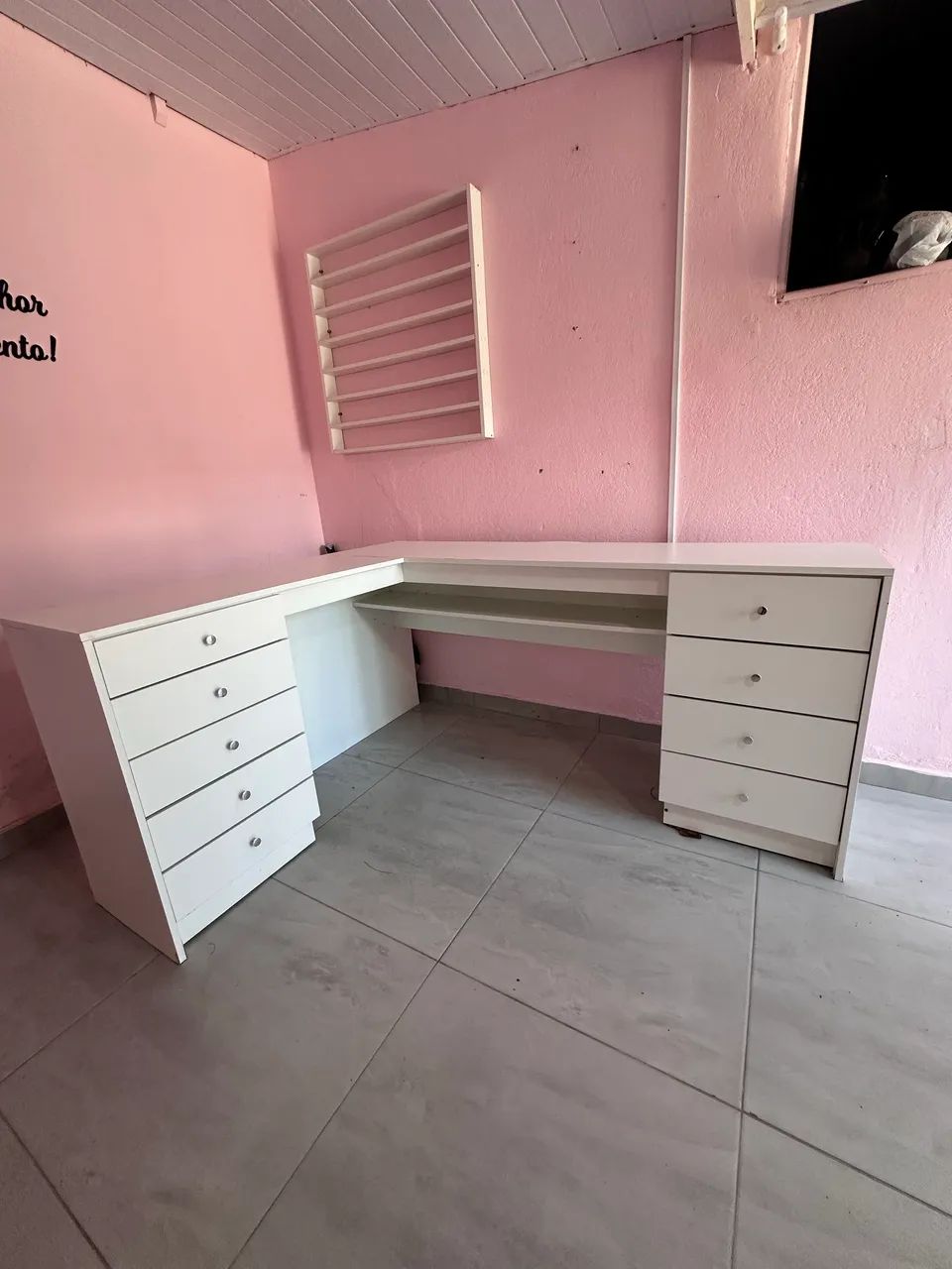 Mesa de escritório/ mesa de manicure  - Foto 2