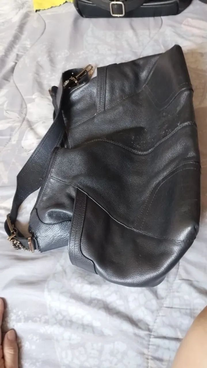 Bolsa de couro bovino  - Foto 4