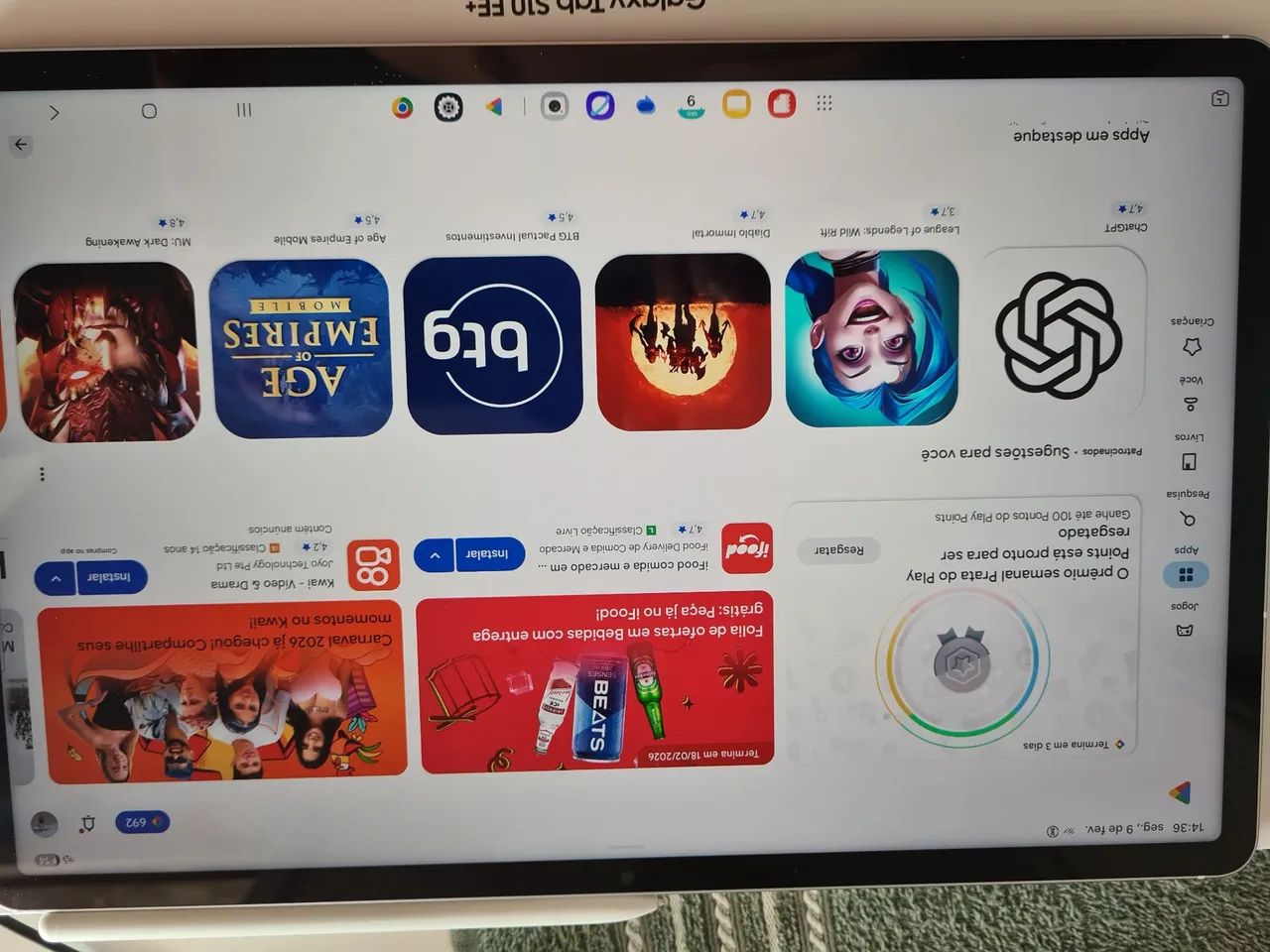 Galaxy Tab S10 FE+ 8GB - 128 gb - Foto 2