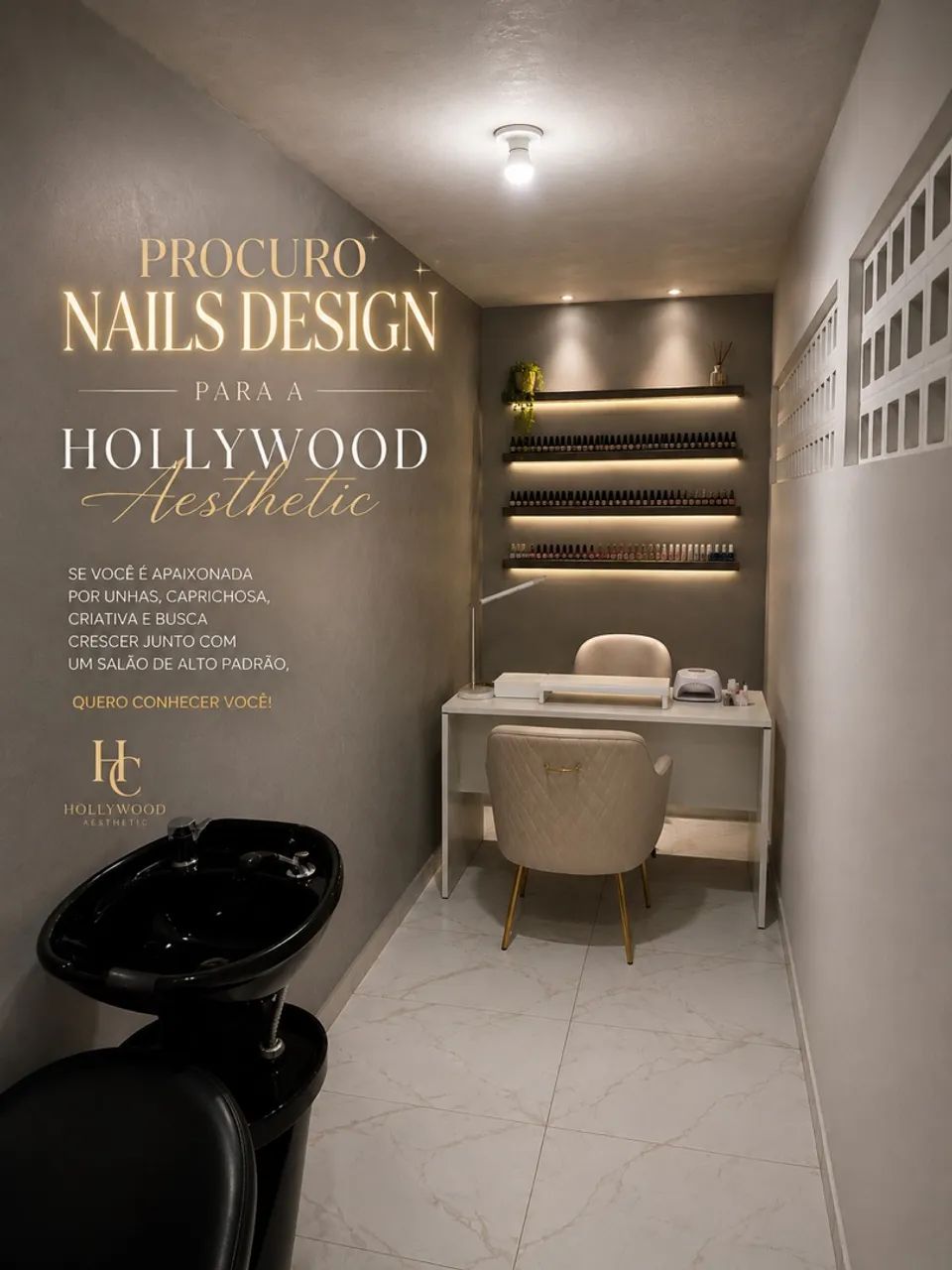 Sala para Nails designer 