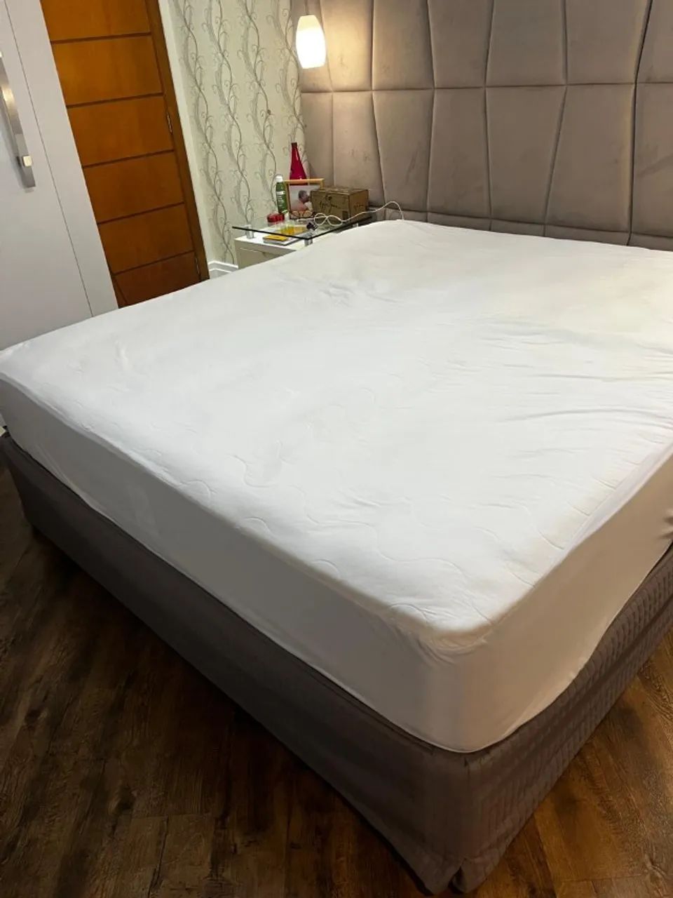 Cama KING Orthopur ortobom + BOX BAÚ  - Foto 4