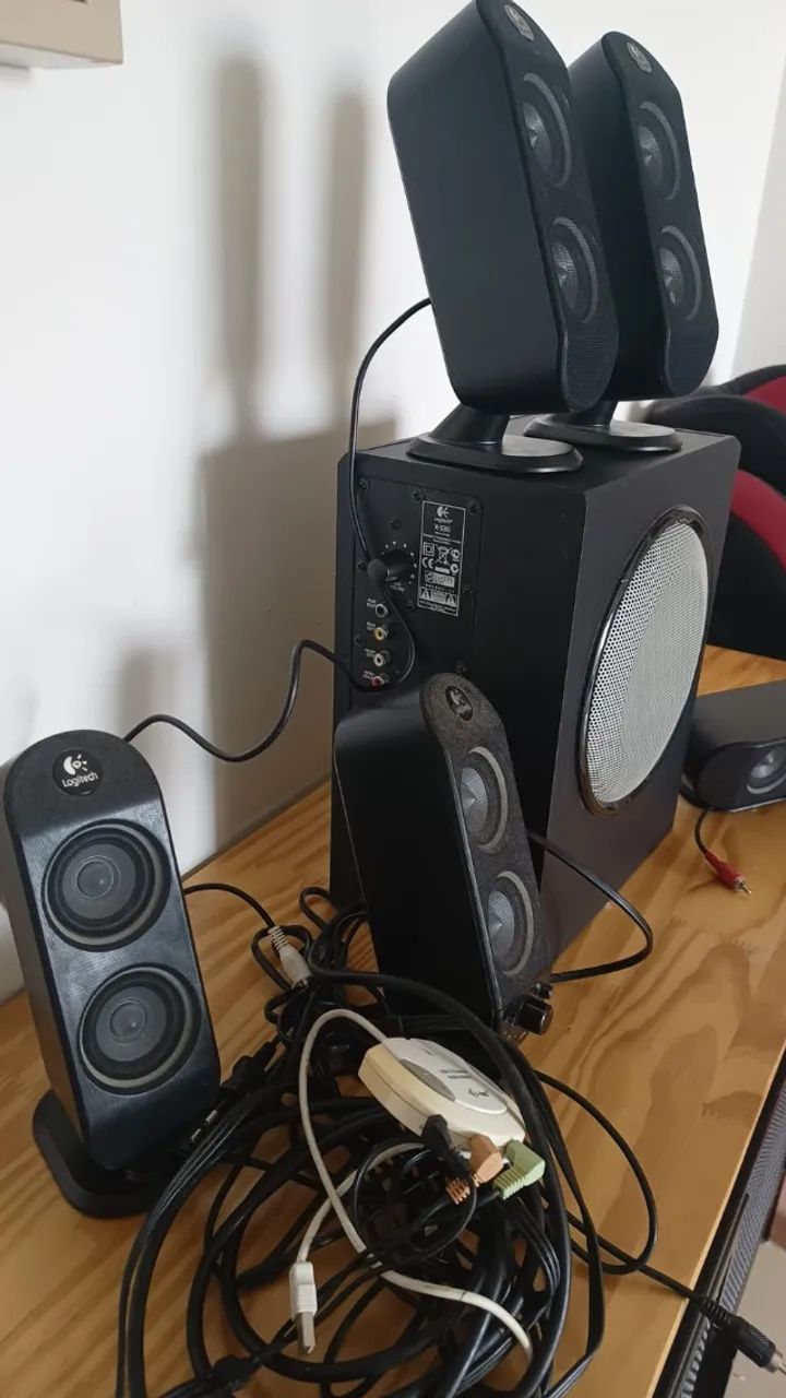 Conjunto de caixas de som Logitech X530 - Foto 2