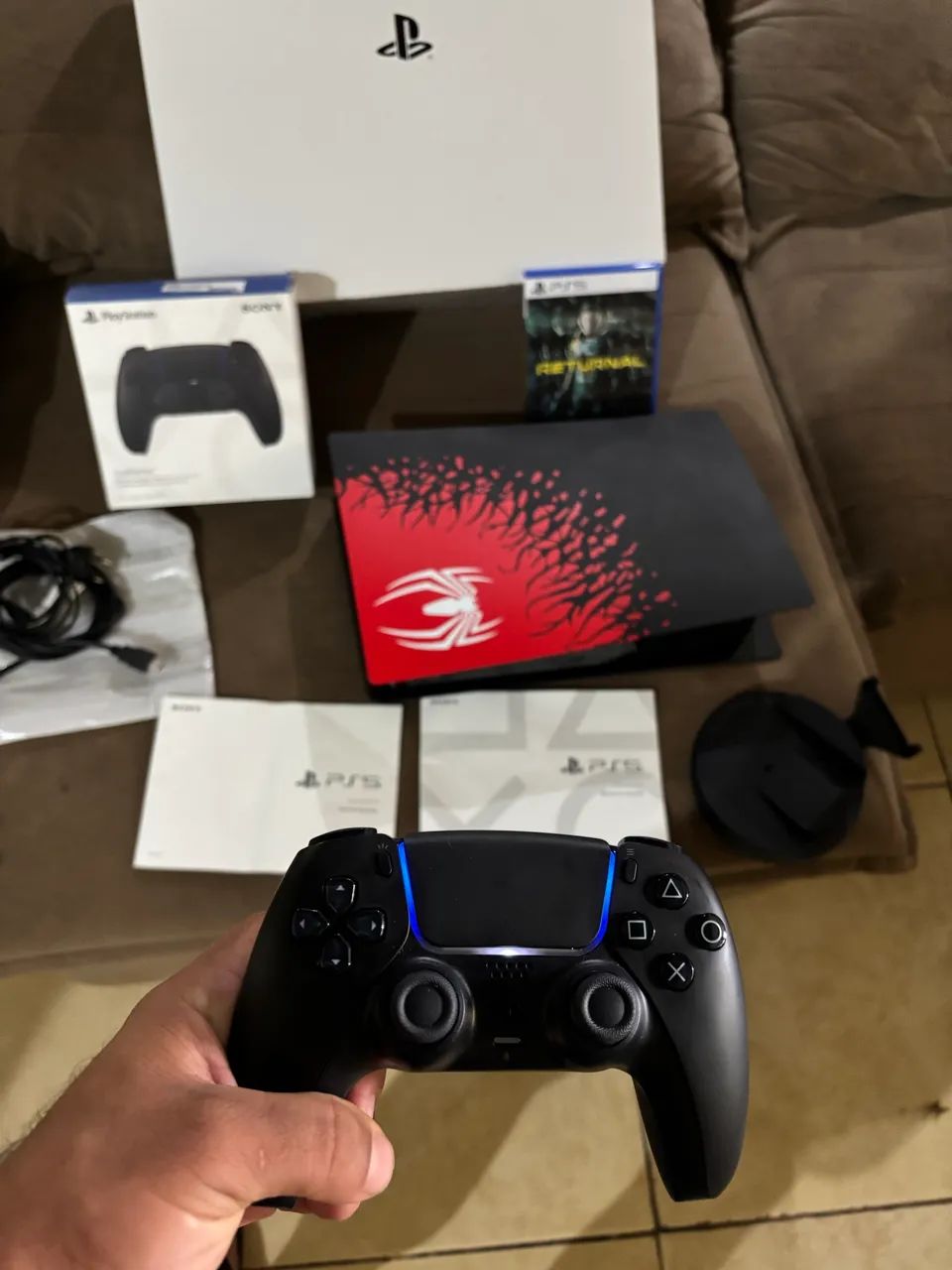 PS5 EDIÇÃO ESPECIAL SPIDER MEN + GTA V + RETURNAL + COD + FORTNITE + OUTROS - Foto 2