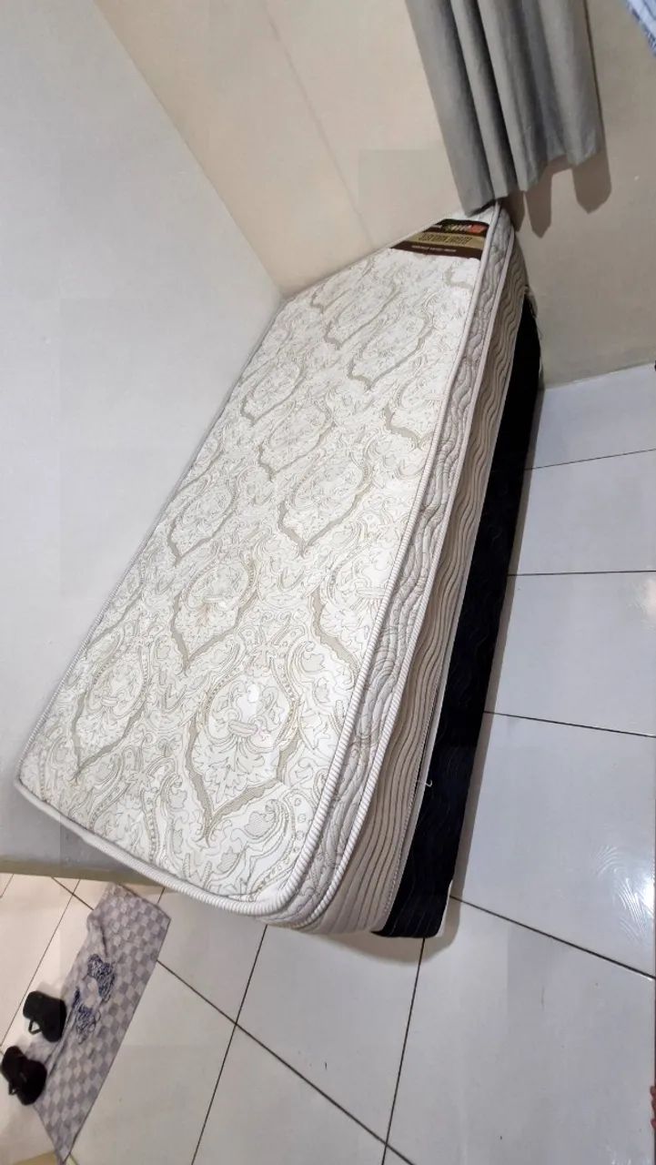 Cama box Solteiro com colchão em molas Bonnel Ortobom - Foto 2