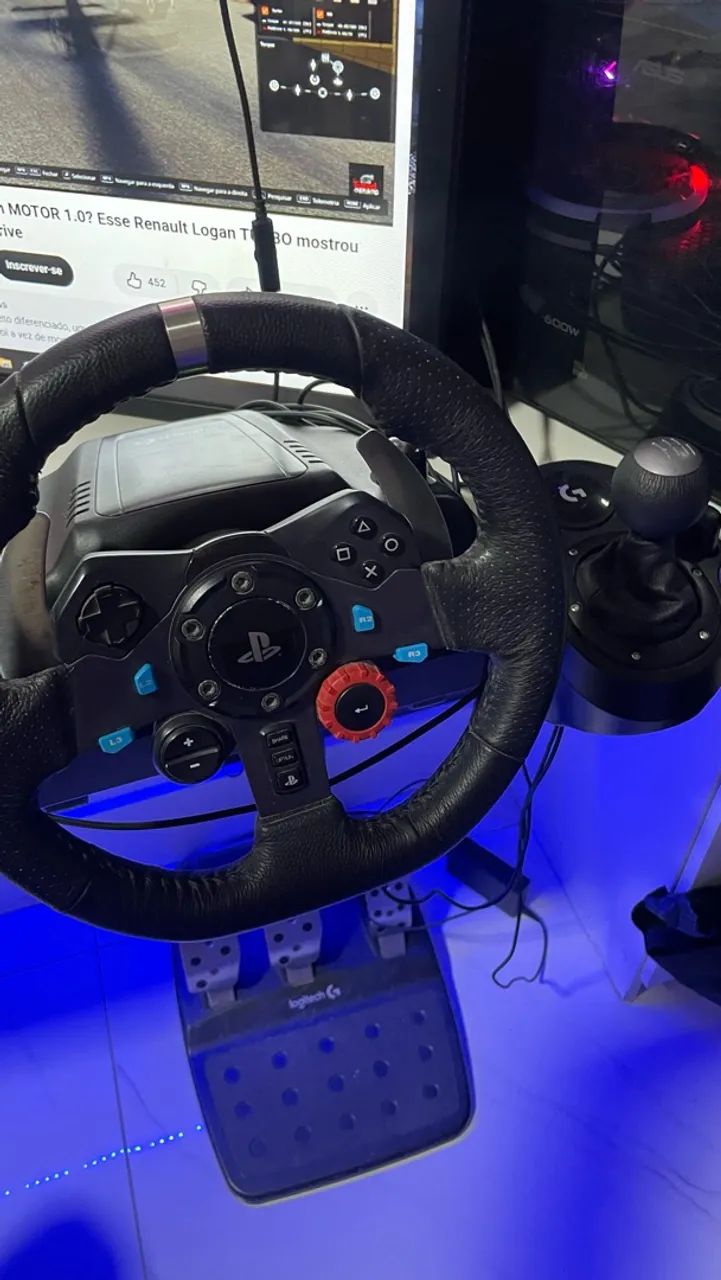 Volante Logitech G29+Câmbio