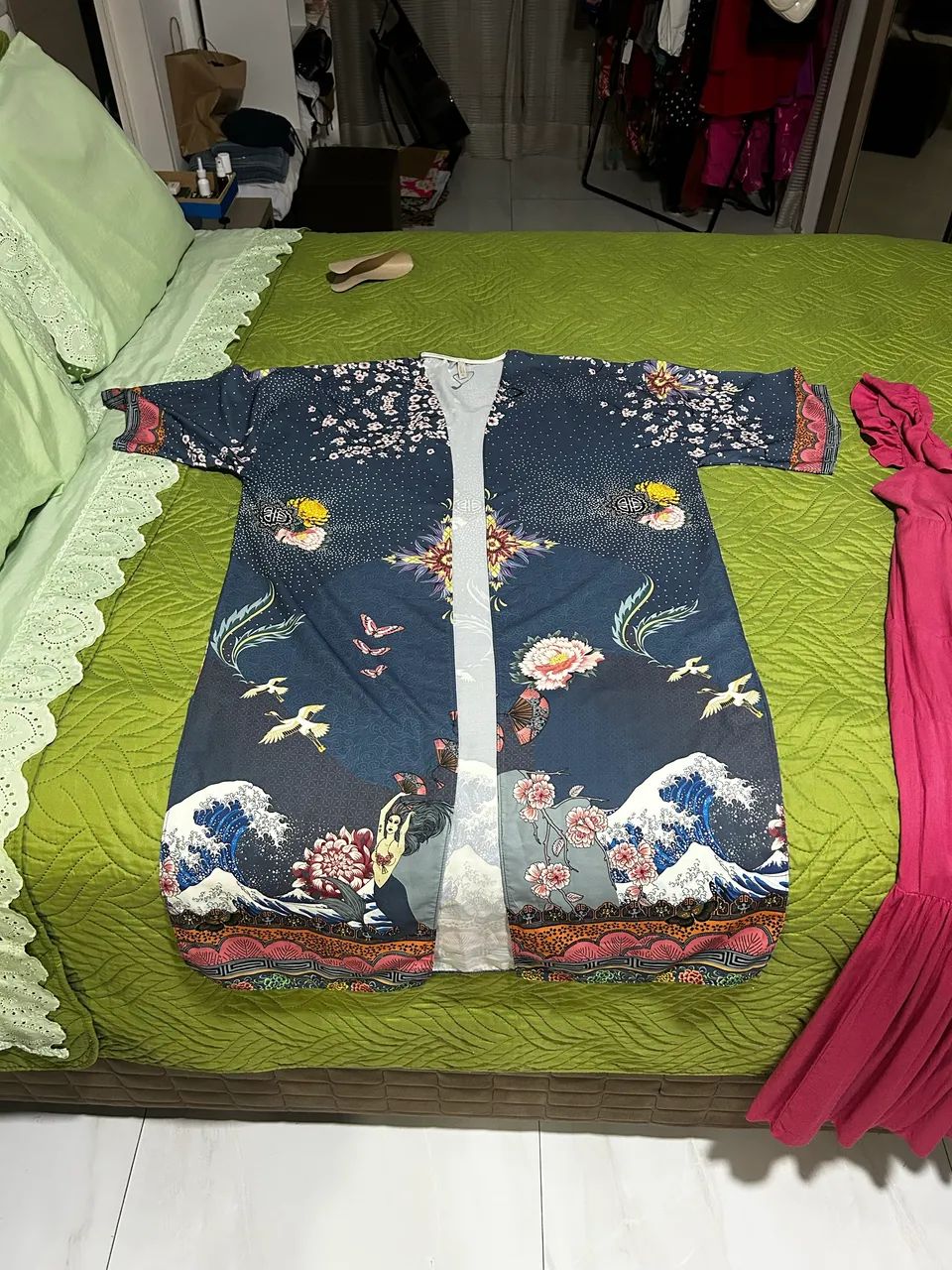 Kimono alongado tamanho P - Foto 2
