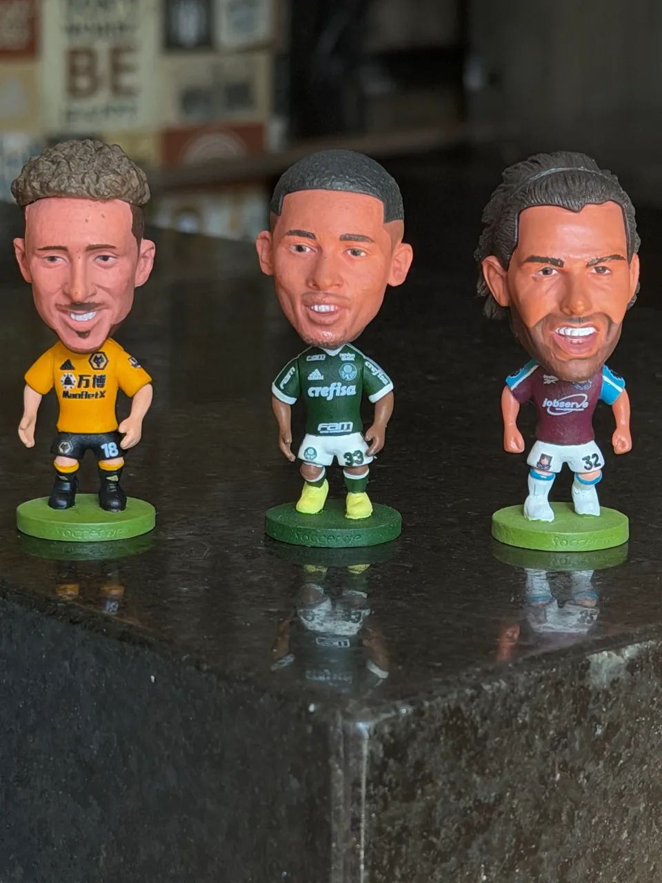 Mini Craques - DIOGO JOTA, G. JESUS E TEVEZ - Repintura - Hobbies