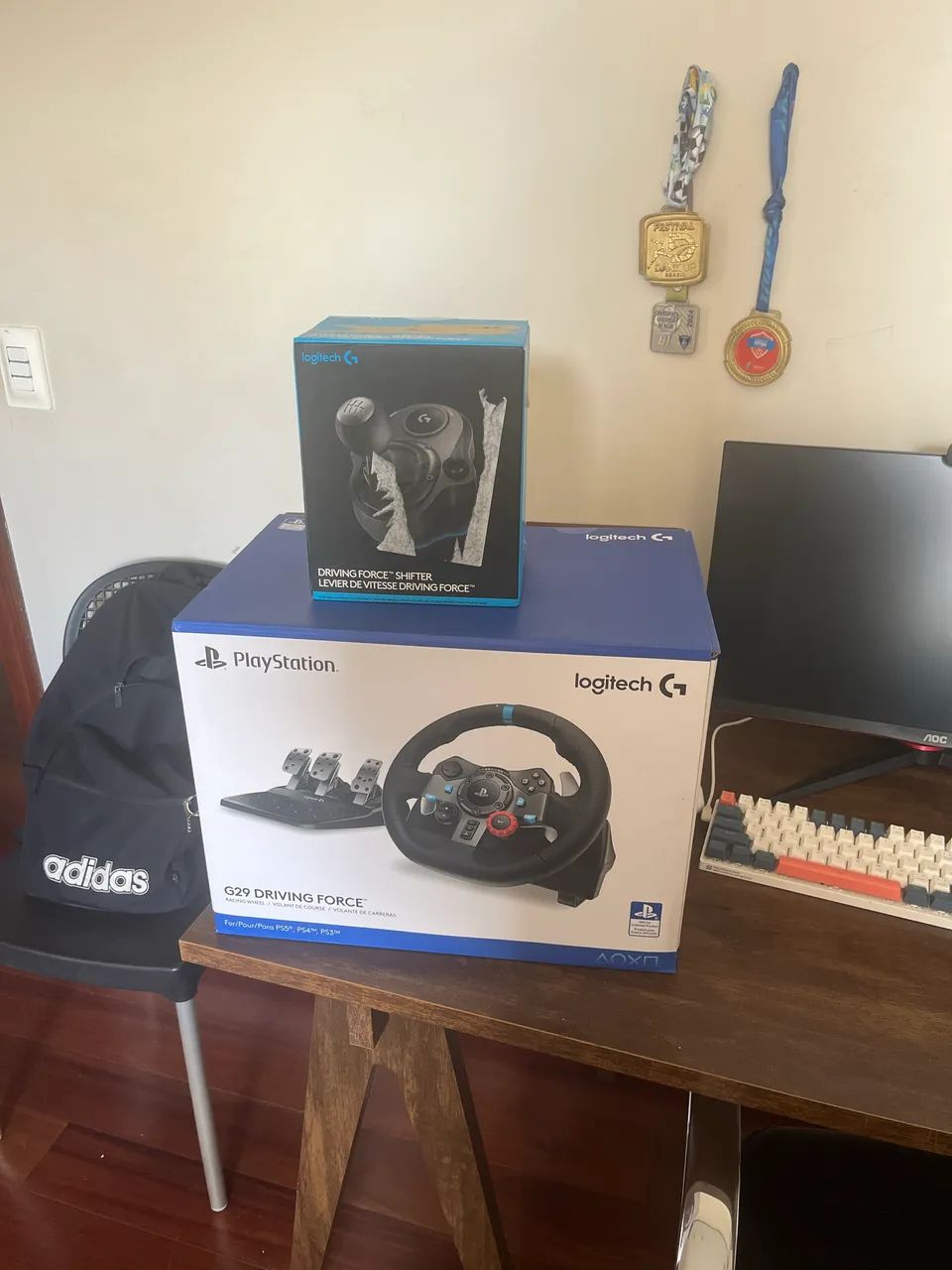 Volante G29 logitech + Câmbio  - Foto 4