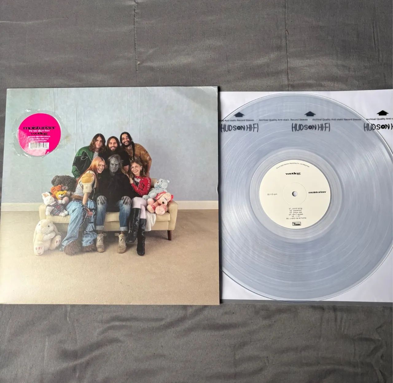 Vinil Wet Leg - Moisturizer LP Clear com Capa Alternativa