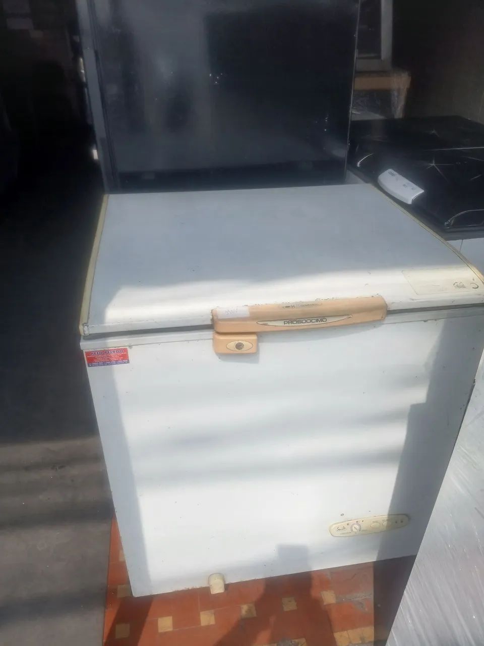 Freezer horizontal 1porta funcionando ok 