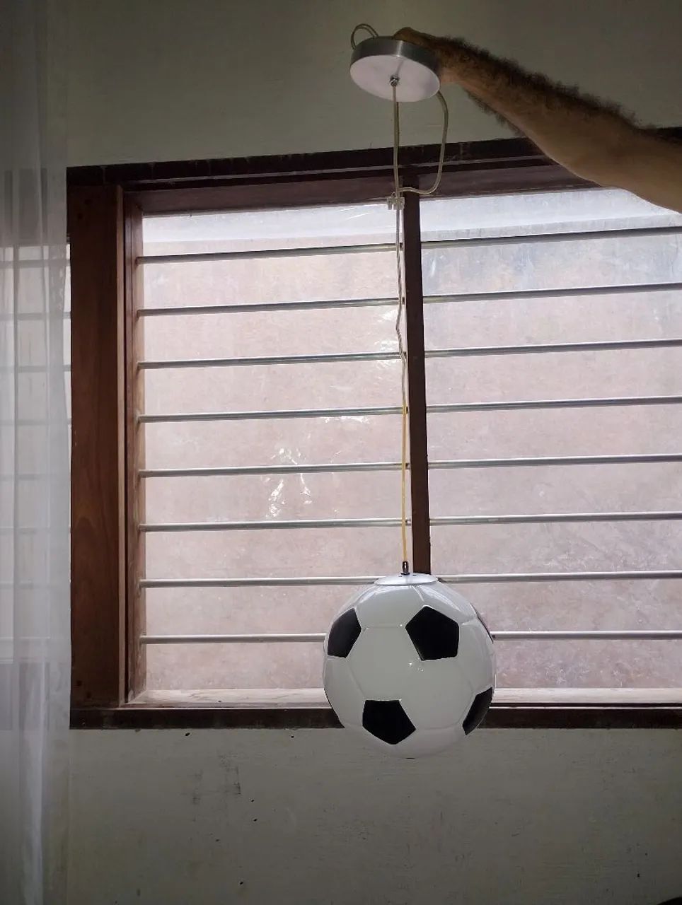 Lustre em forma de bola de futebol  - Foto 3