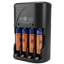 Carregador Para Pilhas E Baterias Aa, Aaa, 9v