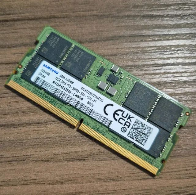32 GB RAM (DDR5 / 5600 MHz) p/ Notebook + Garantia - Avalio trocas !!!
