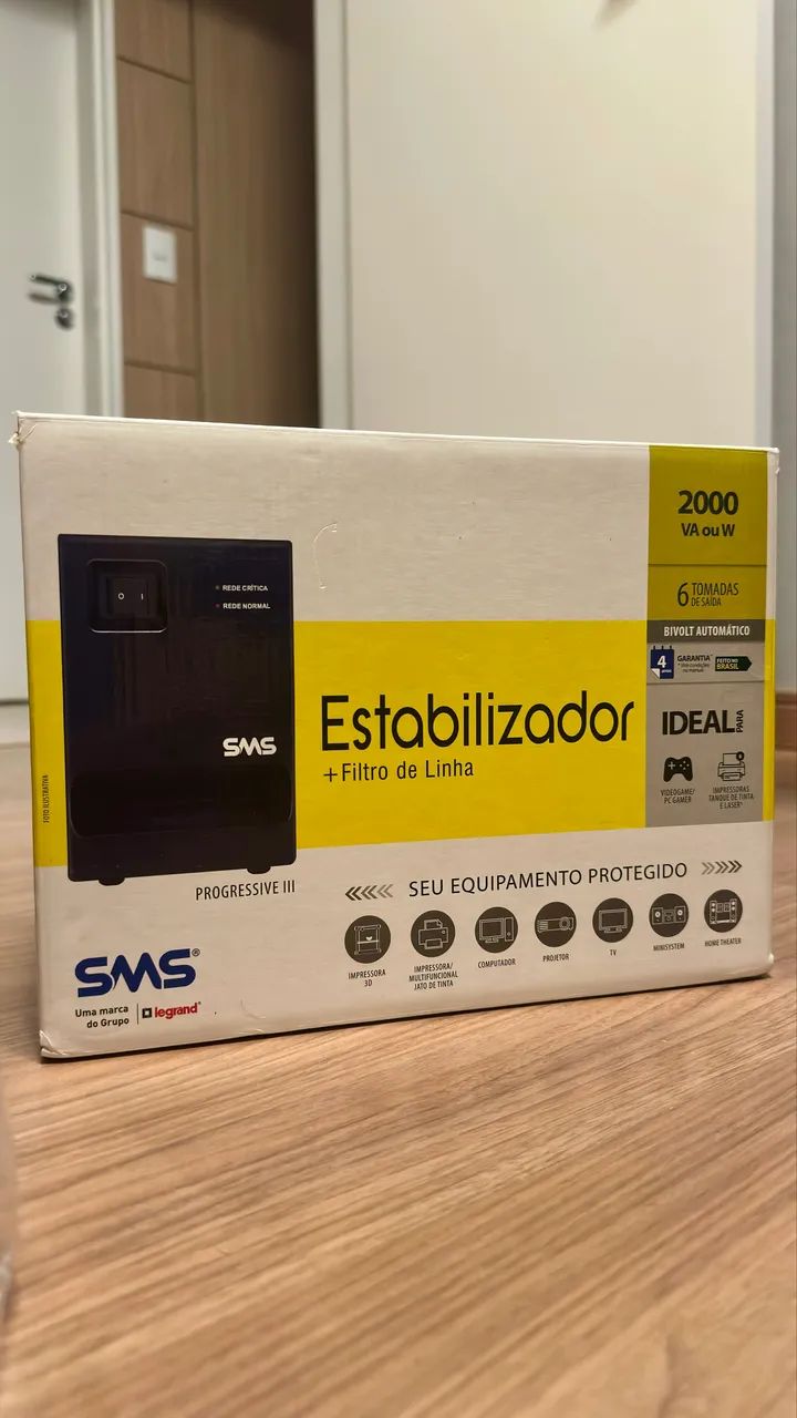 Estabilizador 2000VA SMS Progressive III  - Foto 3