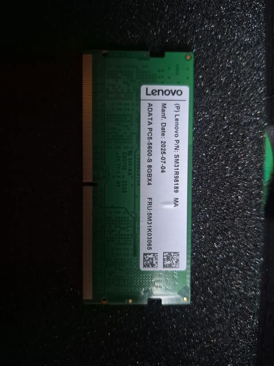 Memória RAM 8gb DDR5 Notebook  - Foto 2