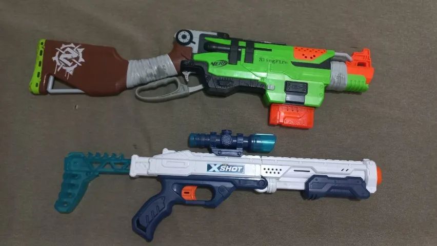 Vendo Coleção de NERFS + um Laser X - Foto 4