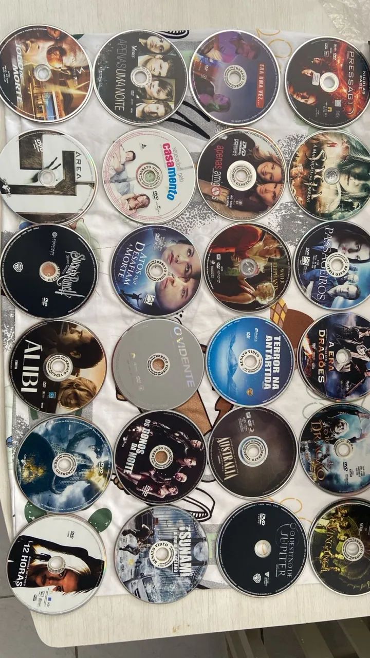 48 dvds so o cd originais