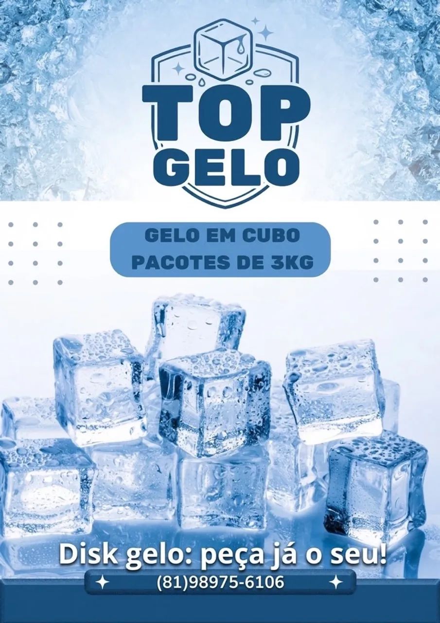 ? Gelo em Cubos 3 Kg ?