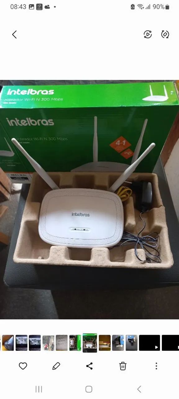 Roteador intebras wifi