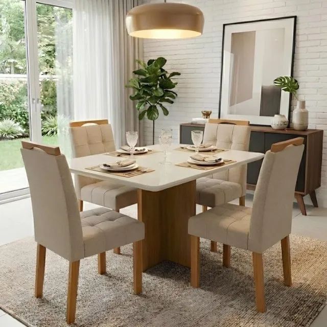 Mesa Salinas 1,20m  4 Cadeiras  100% MDF  Produto Novo!  Pronta Entrega! - Foto 5
