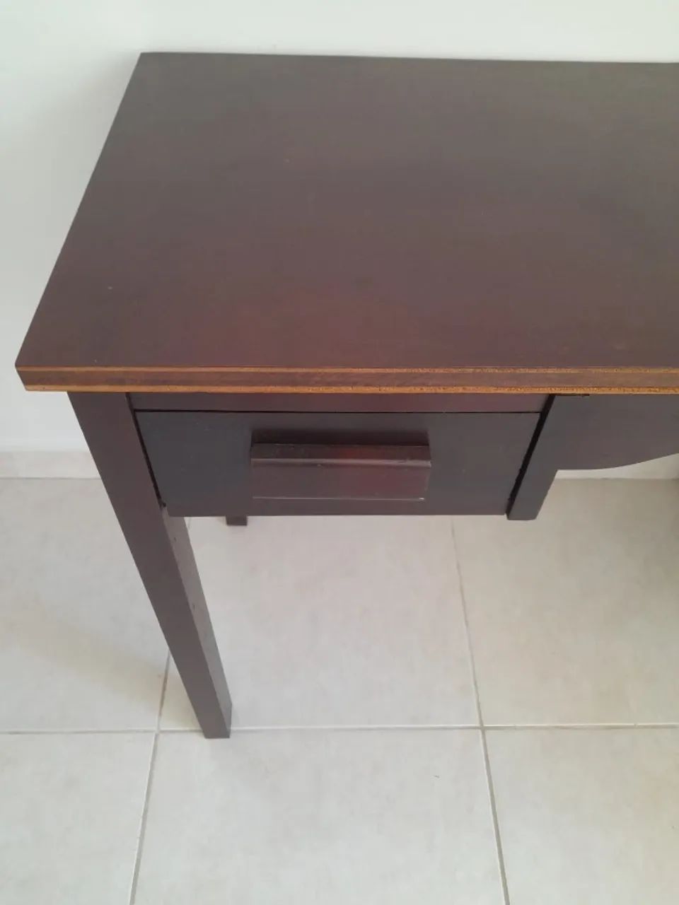 Escrivaninha madeira maçiça - Foto 4