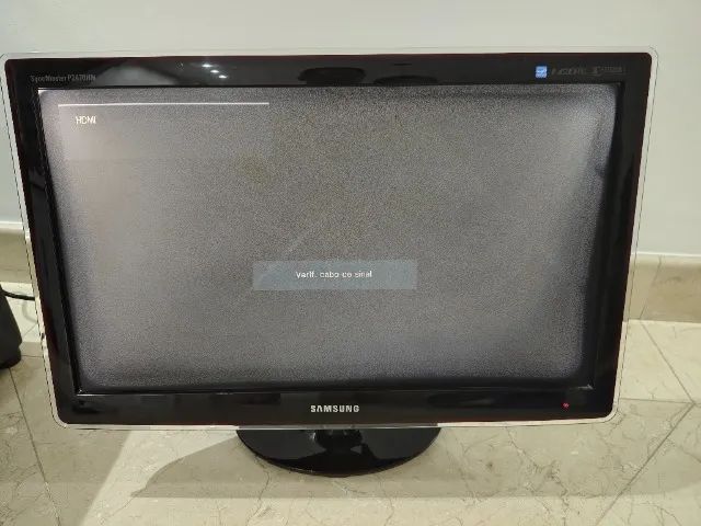  TV Samsung modelo P2470HN funcionando - Foto 4