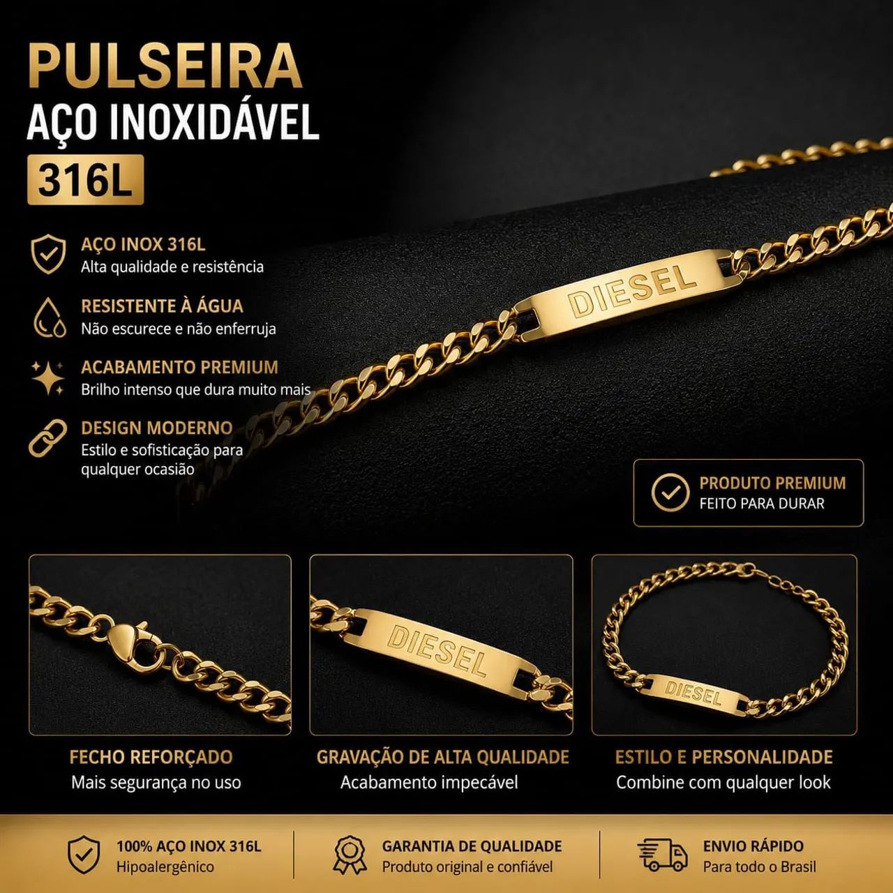 PULSEIRA AÇ INOXIDÁVEL 