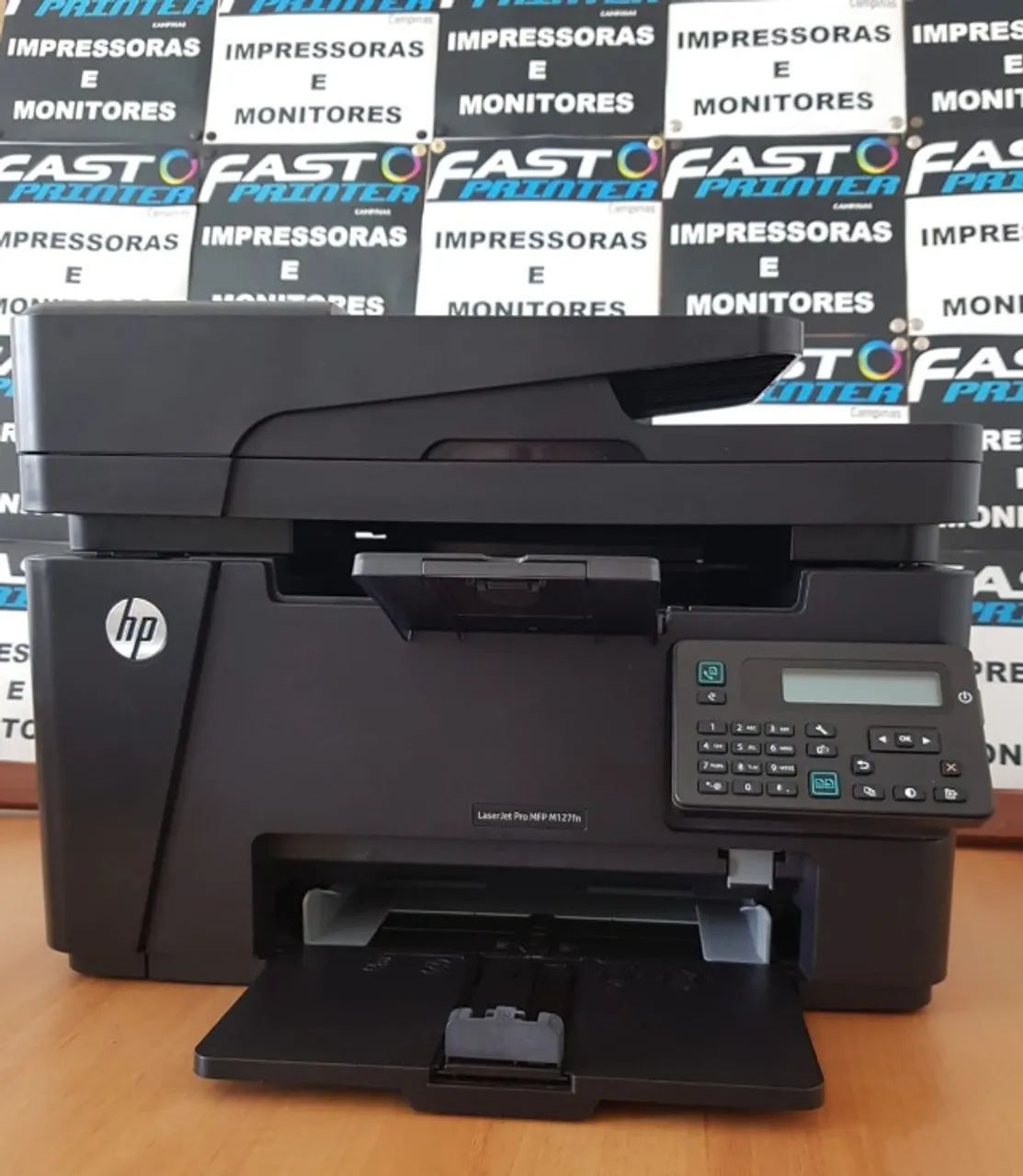 Impressora multifuncional com rede HP Laserjet M127fn - Foto 3