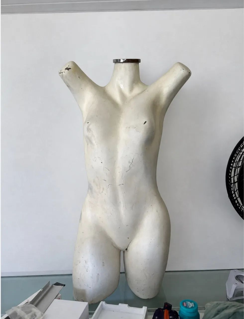 Manequim meio corpo feminino 