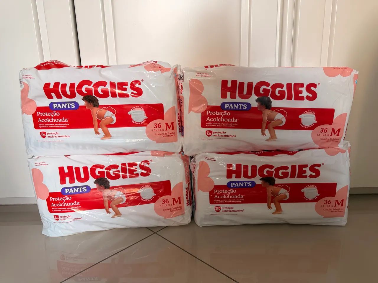 Fraldas Huggies Pants Proteção Acolchoada - Tamanho M