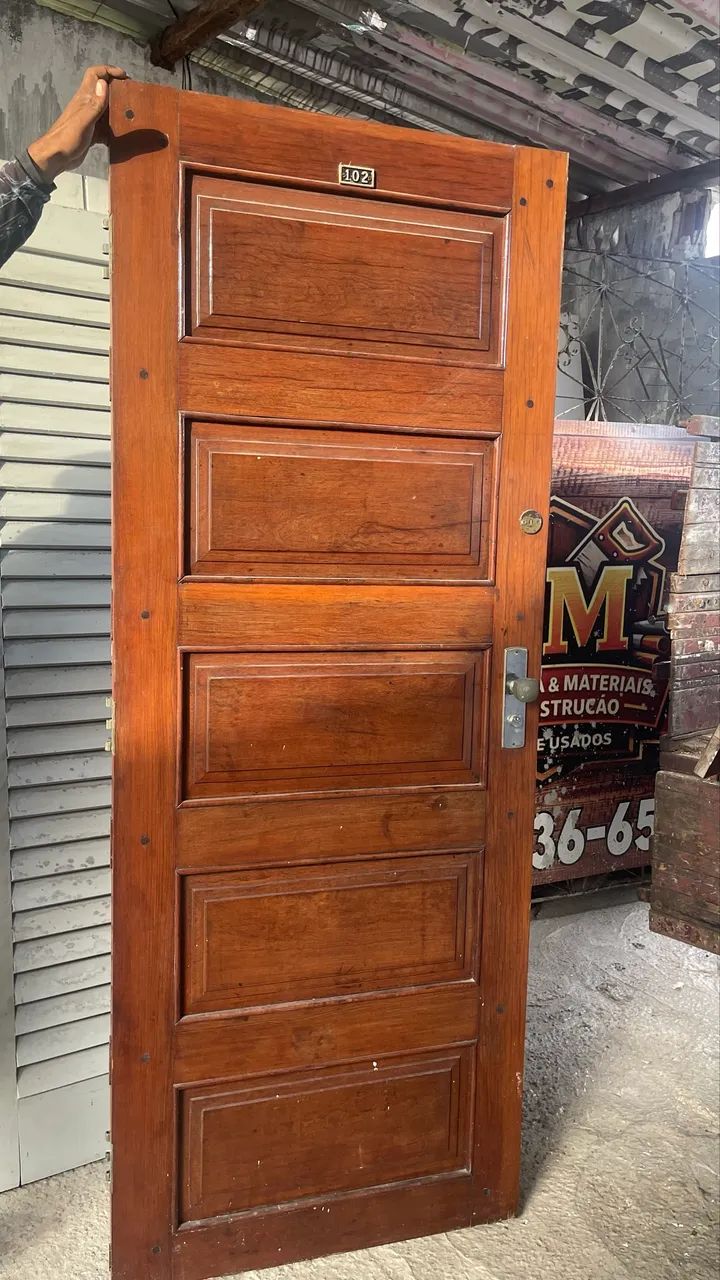 Vendo porta de madeira massaranduba  - Foto 4