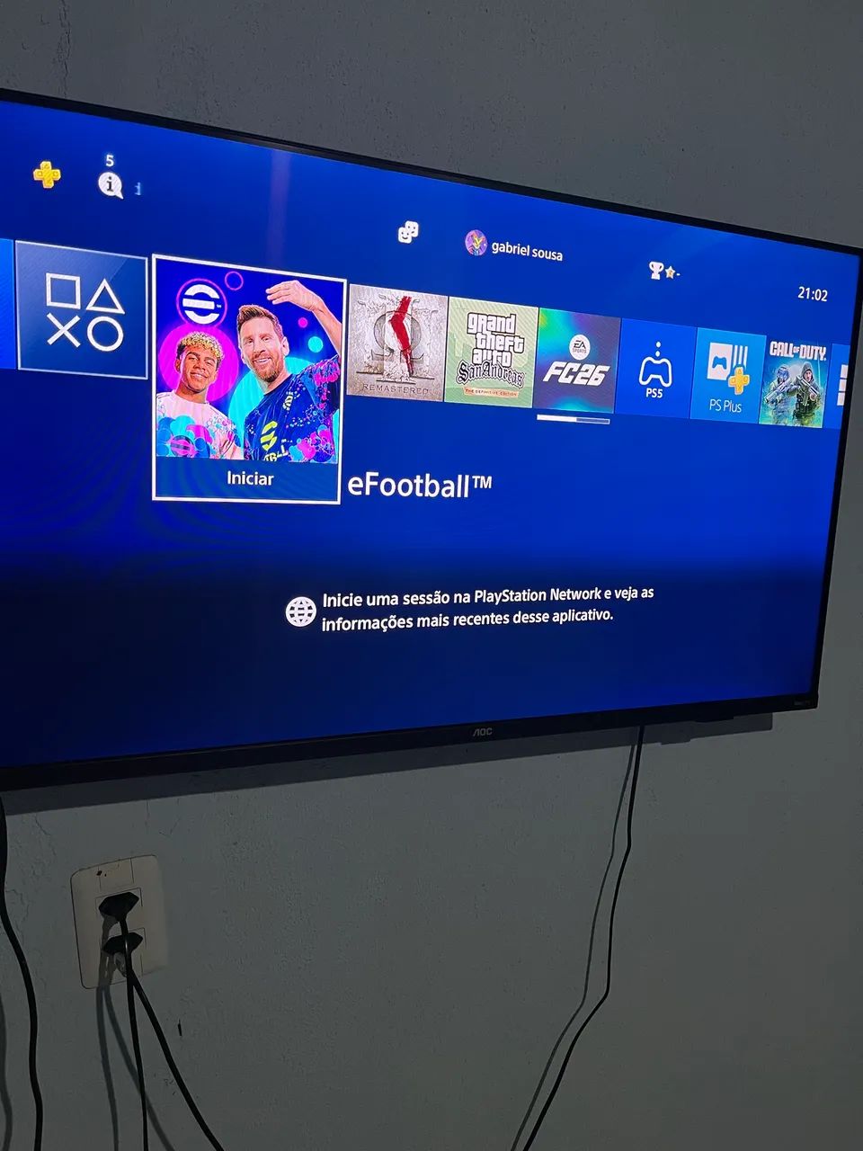 Ps4 impecável  - Foto 2