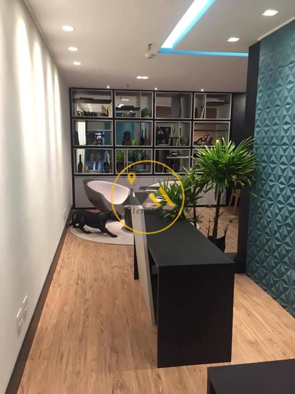 Sala Comercial Mobiliada para Locação no Jardim Aquarius