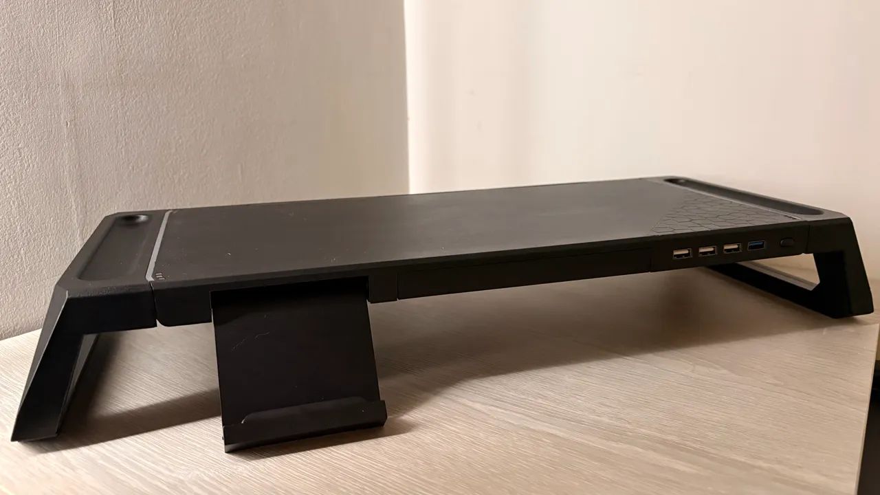 Base para monitor com suporte para celular - Foto 2