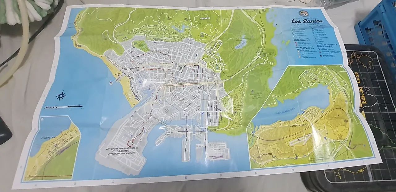 Mapa original do gta 5 los santos - Foto 2