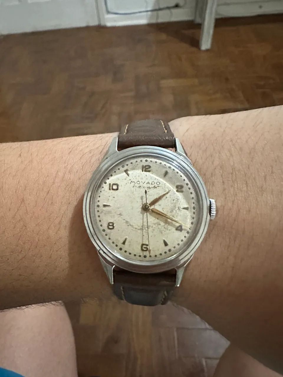 Relógio movado belmatic automático bumper 