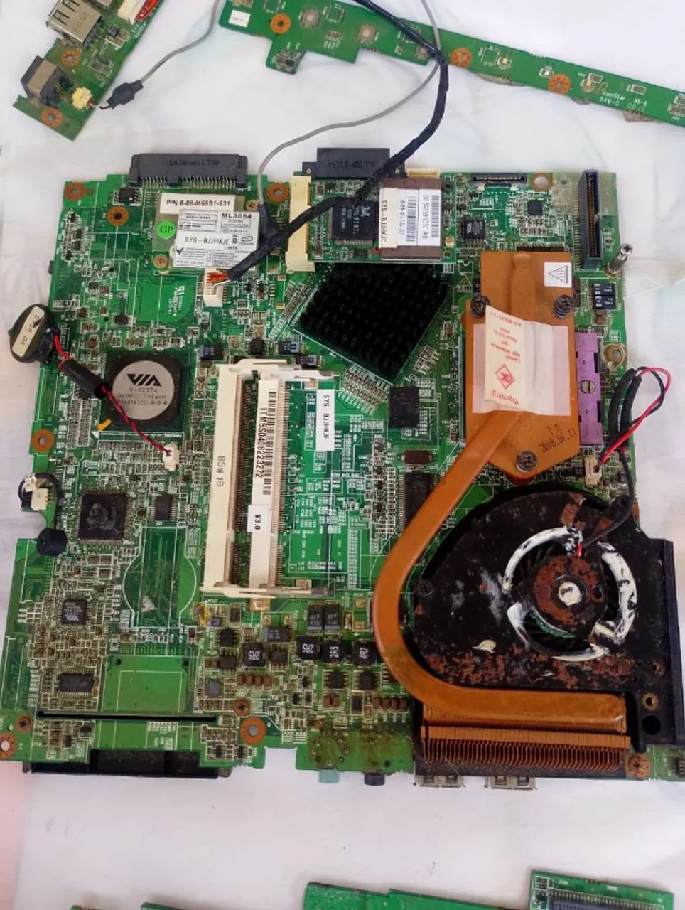 Placa Mãe Notebook M540SR Positivo - usada no estado