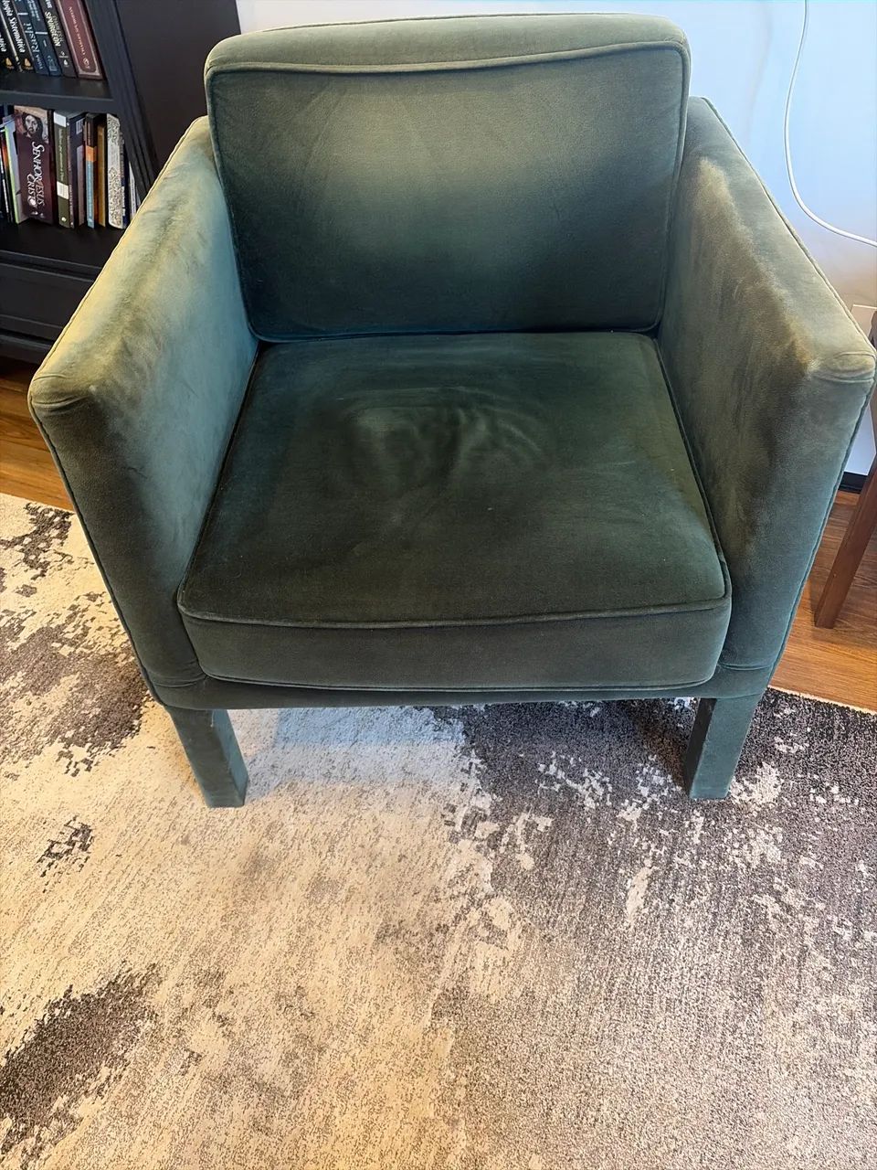 Poltrona veludo Verde. - Foto 2