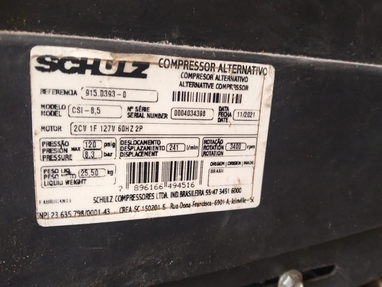 COMPRESSOR DE AR - Foto 2