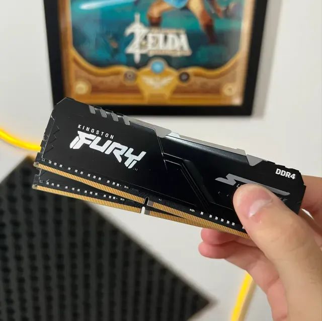 MEMÓRIA RAM DDR4 16GB RGB (2x8) 3200MHZ (OLXPAY) - Foto 3