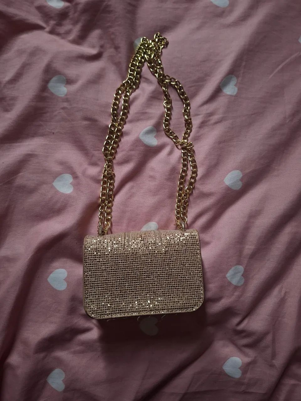 Bolsa dourada de festa  - Foto 2