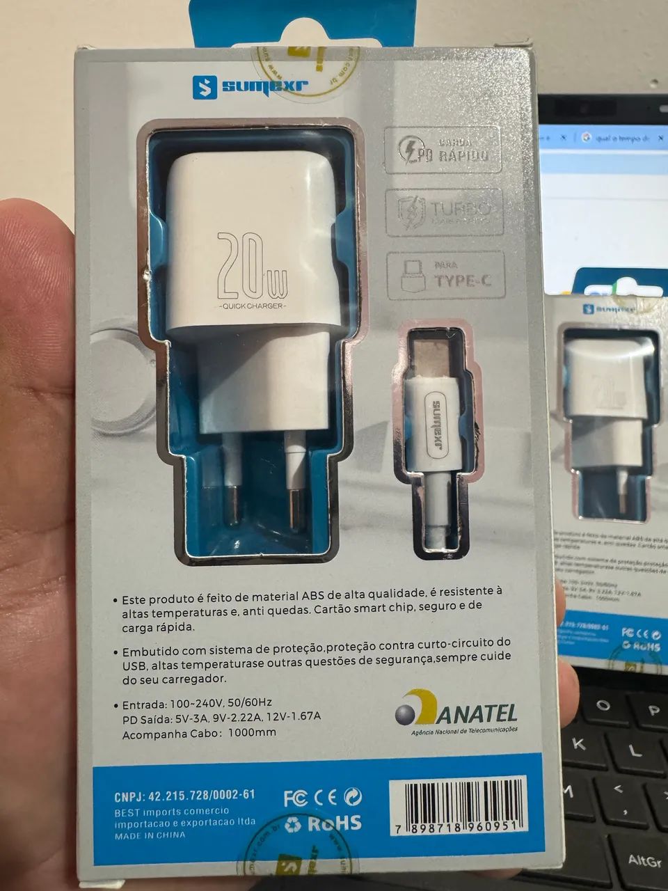 Carregador turbo para iPhone TYPE C - Foto 2