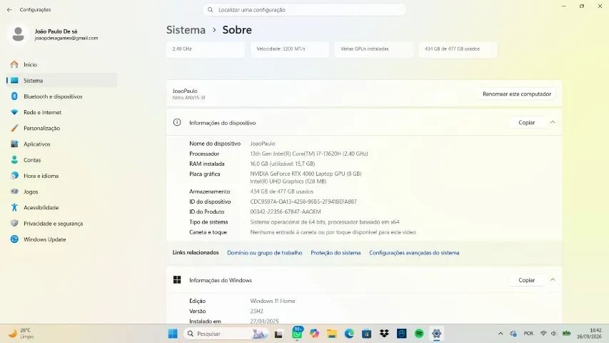 Acer Nitro V15  - Foto 5
