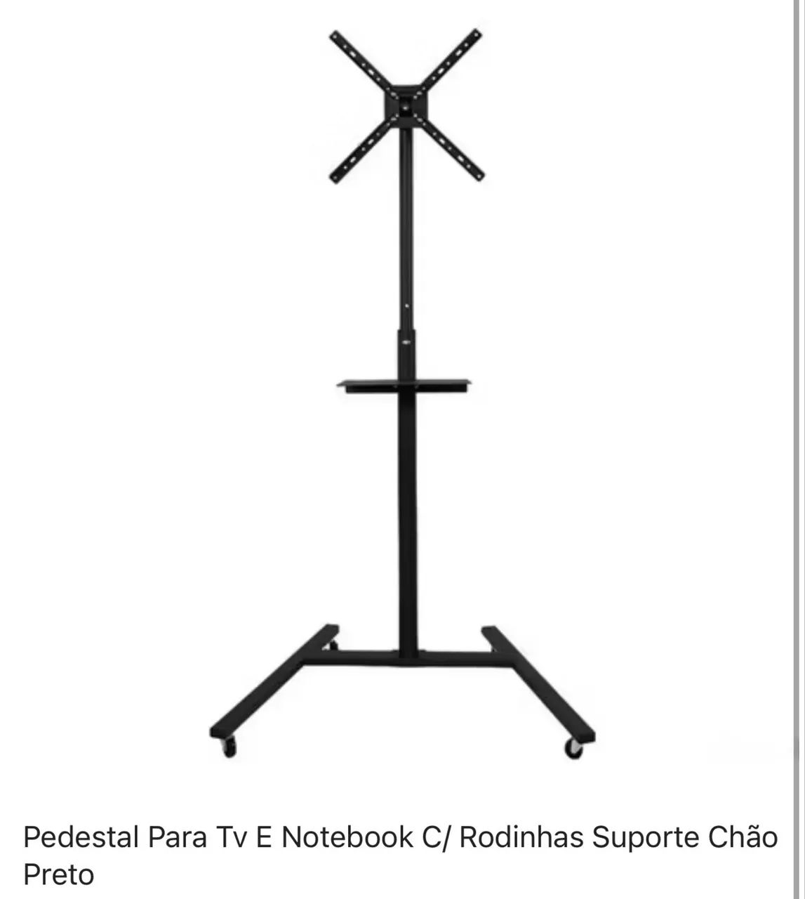 Pedestal para TV e Notebook com rodinhas